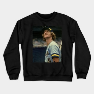 Robin Yount in Milwaukee Brewers Crewneck Sweatshirt